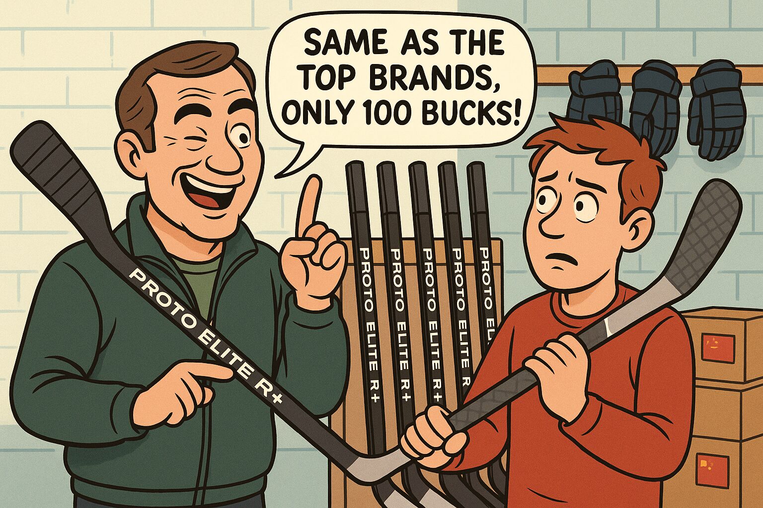 The Truth About Buying Hockey Sticks from “That Dad” Reselling Cheap Knockoffs at the Rink